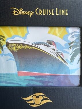 Disney Cruise Line Photo Album Scrapbook NWT 9"x15" Castaway Club Navy Blue